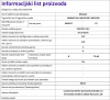 Informacijski list