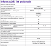 Informacijski list