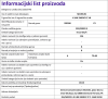 Informacijski list