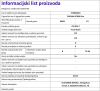 Informacijski list