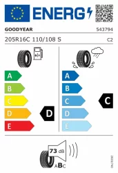 GUMA 205R16C 110/108S WRL AT ADV GOODYEAR