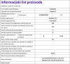 Informacijski list