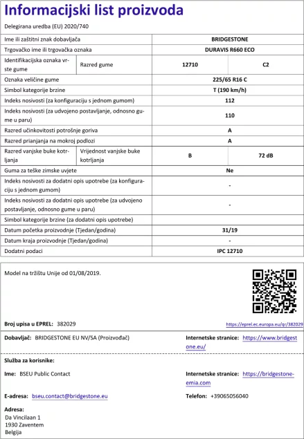 Informacijski list