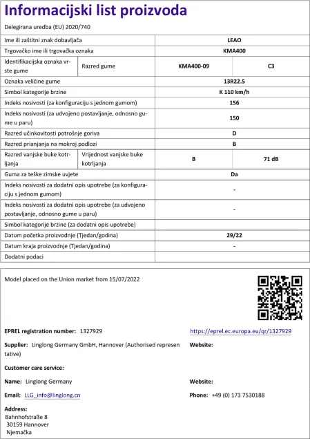 Informacijski list