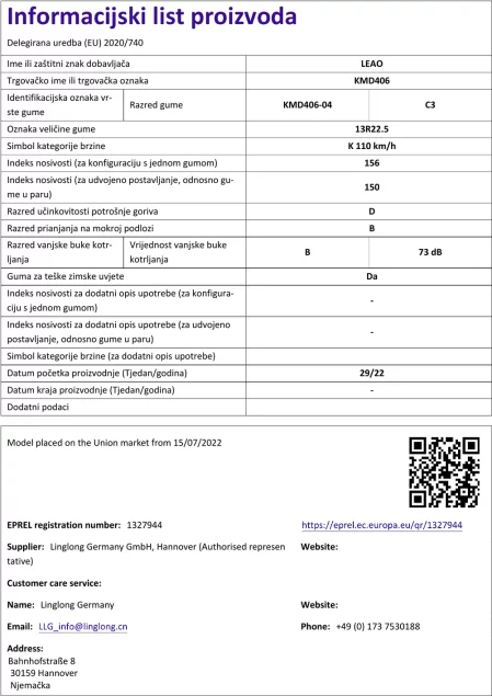 Informacijski list
