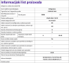 Informacijski list