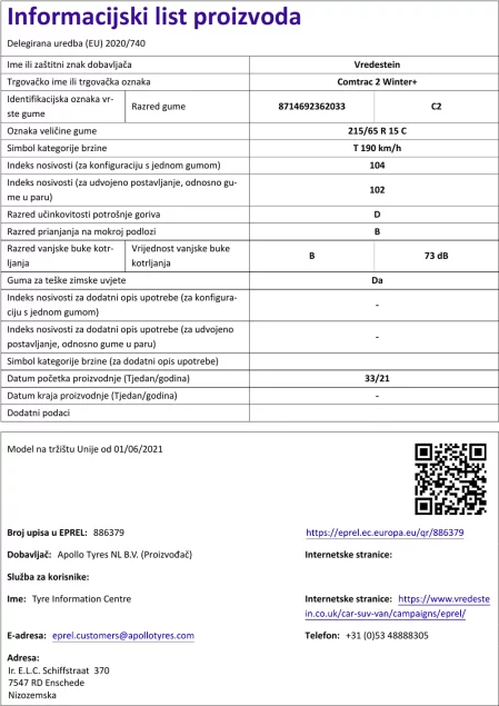 Informacijski list