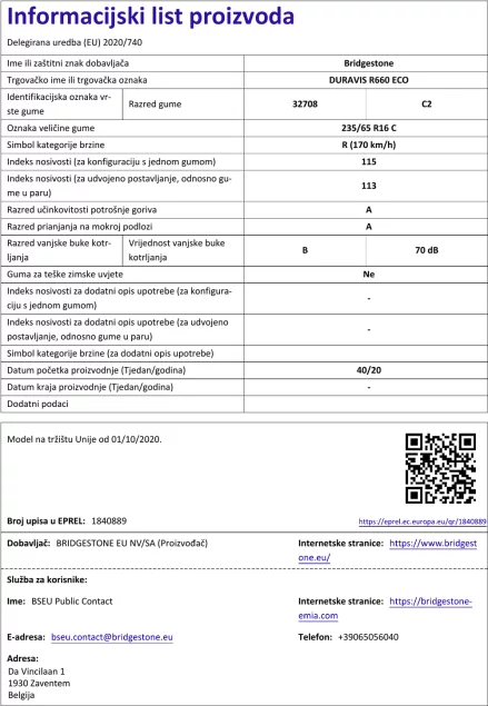 Informacijski list