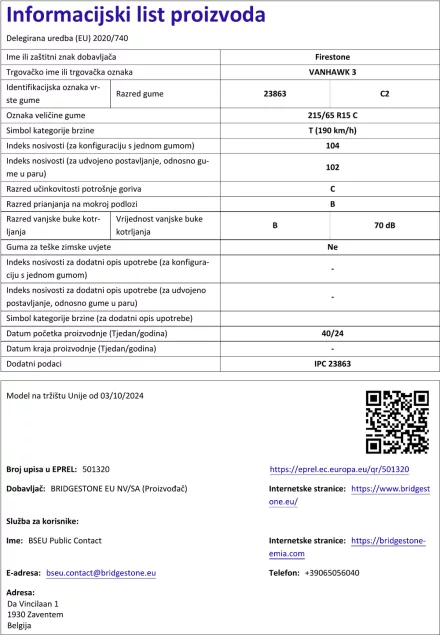 Informacijski list