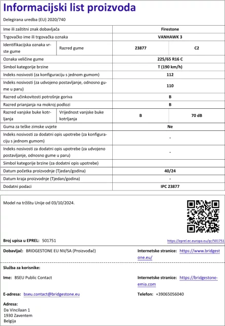 Informacijski list