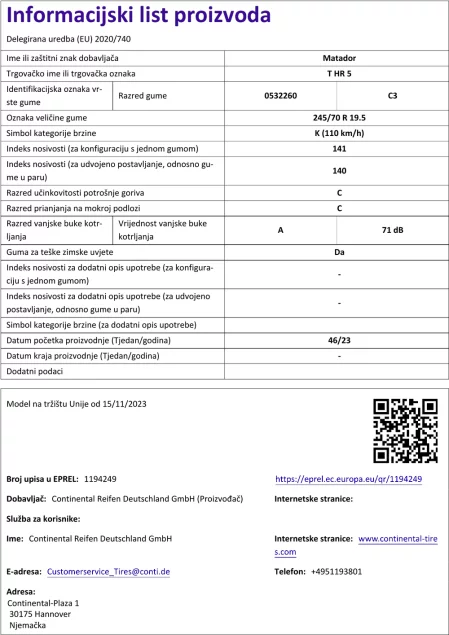 Informacijski list