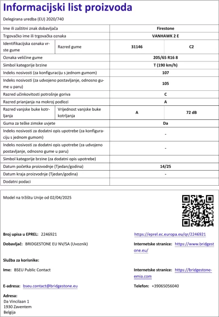 Informacijski list