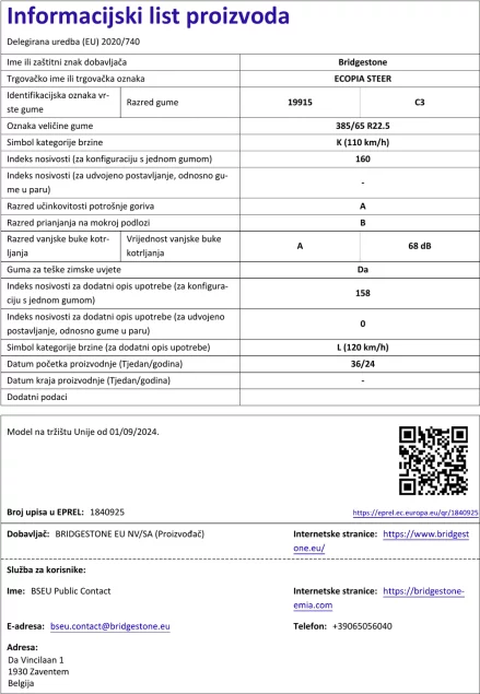 Informacijski list