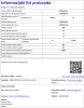 Informacijski list