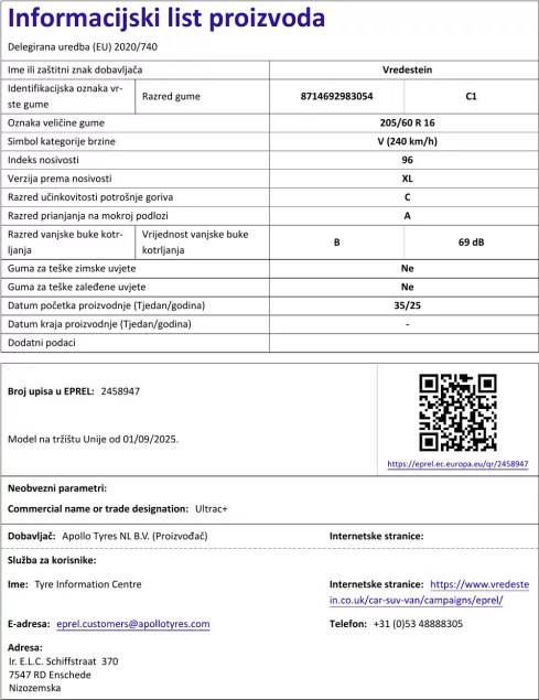 Informacijski list