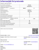 Informacijski list