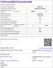 Informacijski list