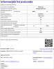 Informacijski list
