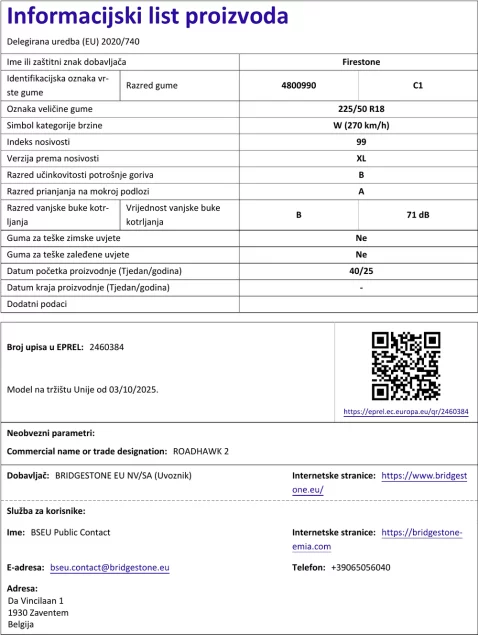 Informacijski list
