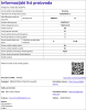 Informacijski list