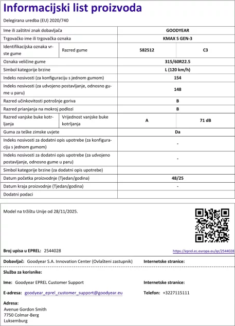 Informacijski list