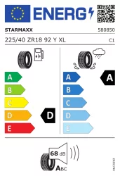 GUMA 225/40R18 92Y DYNAMIX SPORT XL TL STARMAXX [