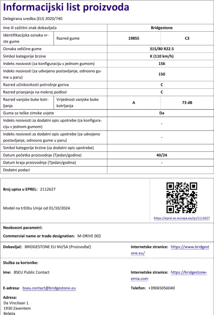 Informacijski list