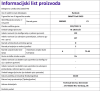 Informacijski list