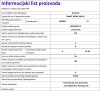 Informacijski list