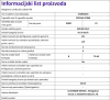 Informacijski list