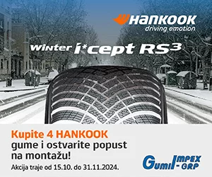 Hankook zimske gume osiguravaju popust na montažu!