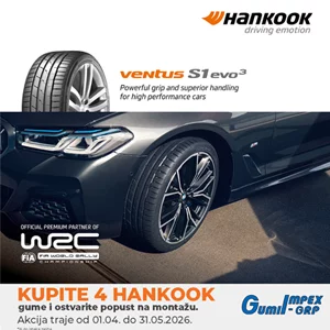 Gumiimpex i Hankook – provjerena suradnja za vrhunsku sigurnost na cesti
