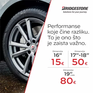 Iskoristite posebnu pogodnost uz Bridgestone zimske gume